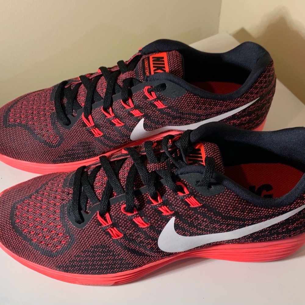 Nike Red and Black Running Shoes